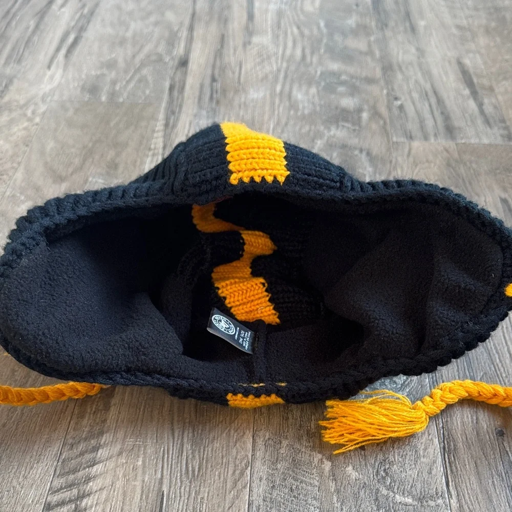 Steelers Kids Knit Hat - Black and Yellow - One Size